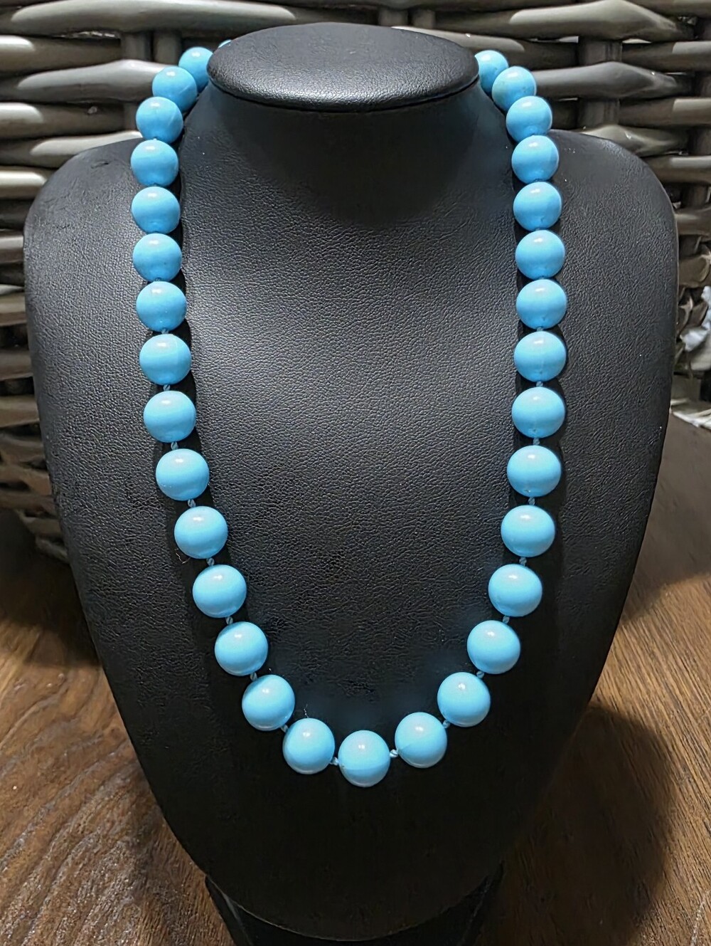 Turquoise Colored Bead Necklace - Women Jewelry